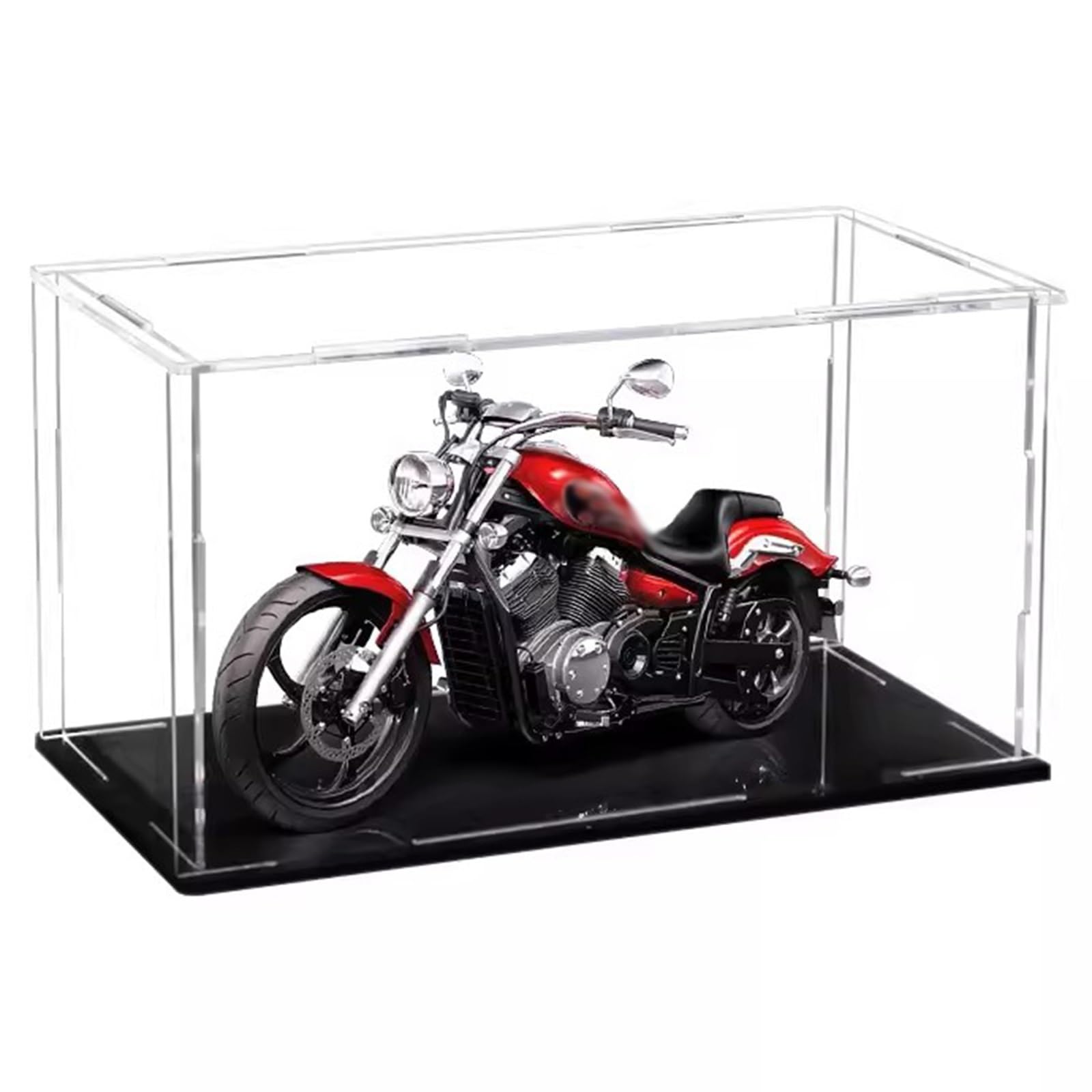 7.8in Miniature Display Case - Clear Dust-Proof Protective Cover for Collectibles, LEGO Blocks, Model Cars, Action Figures & Trophies (25x20x20cm) - Perfect for Showcasing Handmade Crafts, Birthday Gifts & Award Statues