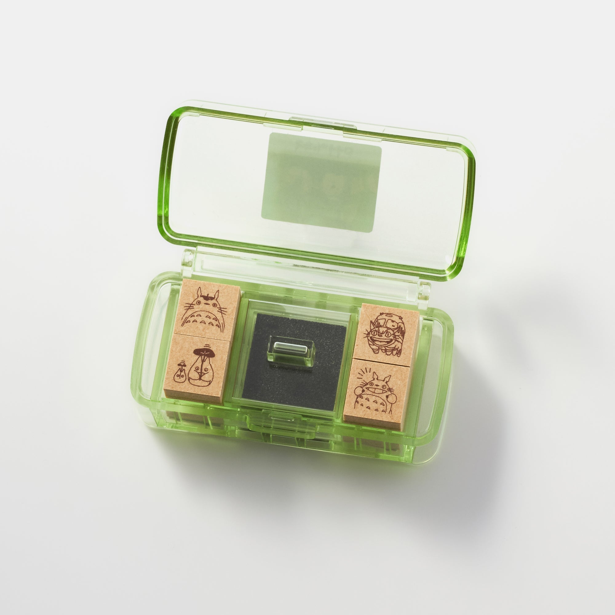 Studio Ghibli Mini Stamp Set - Spirited Away, My Neighbor Totoro, Howl's Moving Castle - Kawaii Japanese Stationery for Scrapbooking, Journaling & DIY Crafts - Perfect for Anime Fans & Gift Giving