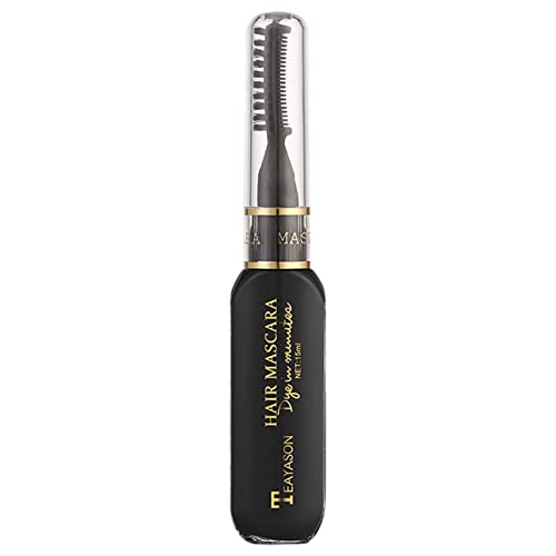 Fujiuia Temporary Hair Color Chalk Set - 3ml Disposable Hair Color Mascara & Comb for Women, Instant Highlight & Stripe Coloring - Perfect for Birthday Parties, Cosplay, and Festive Events