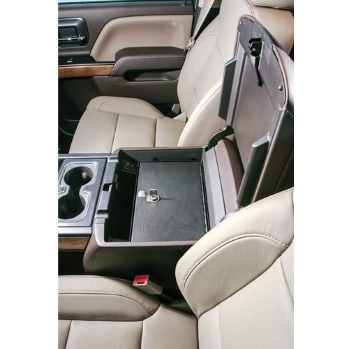 14-18 Chevy/GMC 1500 Truck Security Console Insert - Lockable Storage Organizer for Keys, Wallets & Valuables | Perfect for Pickup Trucks & Off-Road Adventures