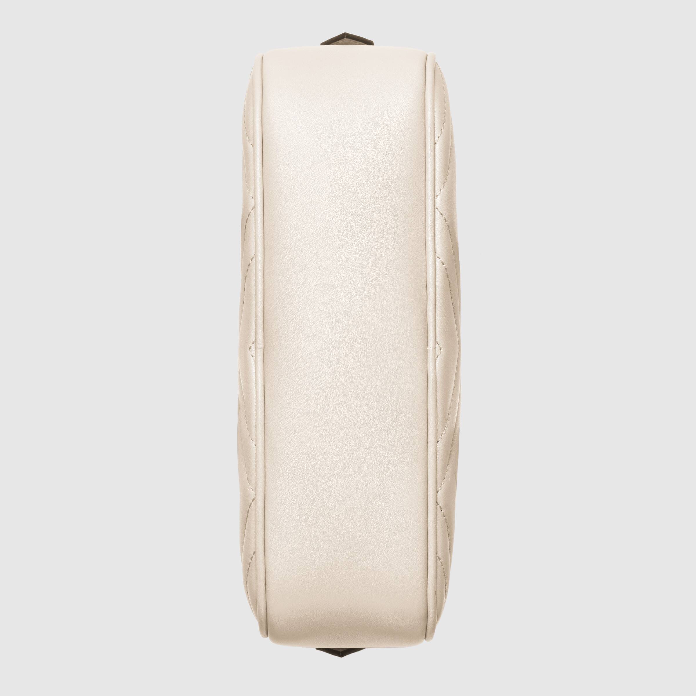 Gucci GG Marmont Small Matelassé Shoulder Bag in White | Luxury Leather Crossbody Purse for Women | Perfect for Date Night, Office & Special Occasions