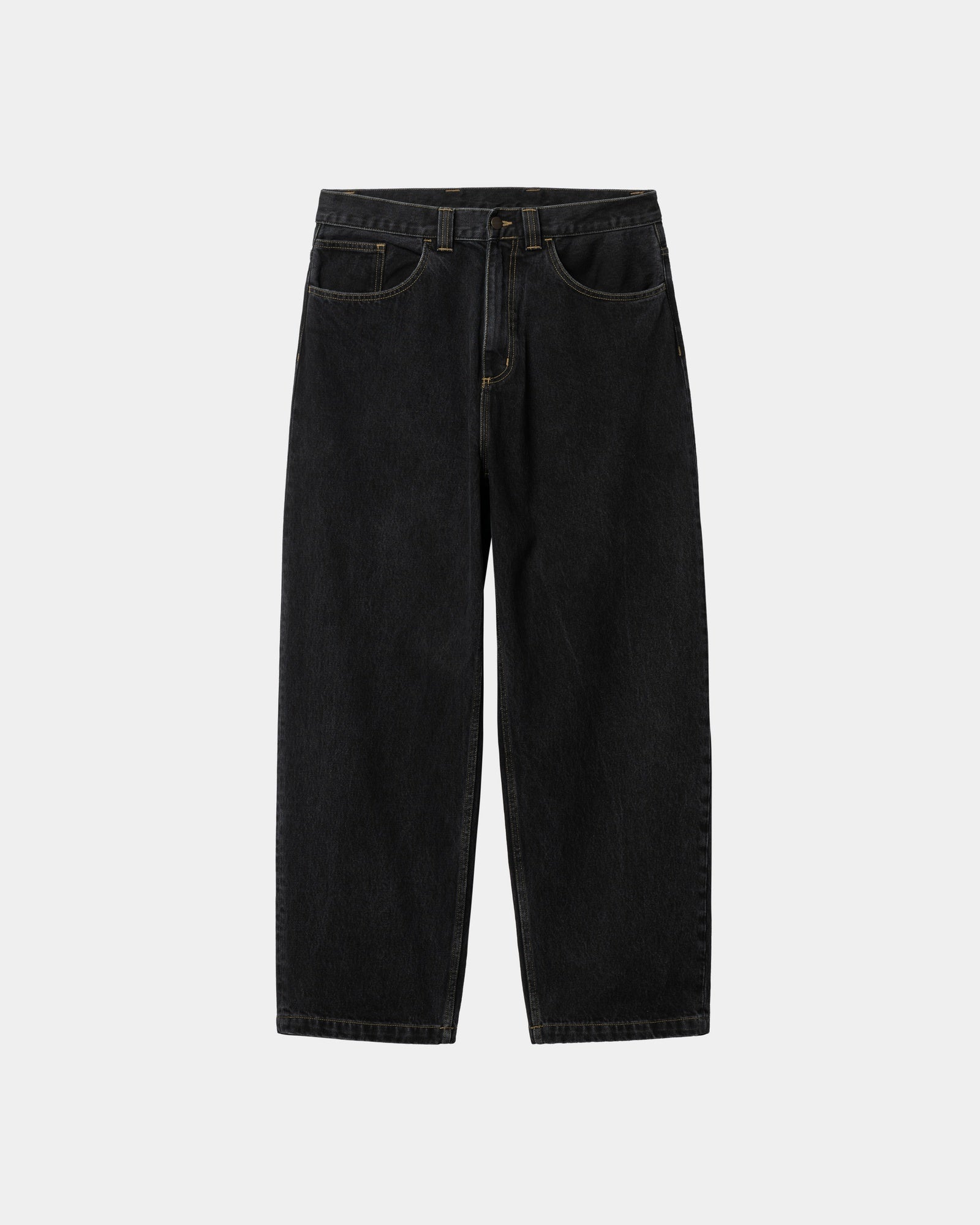 Brandon Men's Casual Pants - Black Stone Washed Cotton for Comfortable Everyday Wear | Perfect for Work, Travel & Outdoor Activities