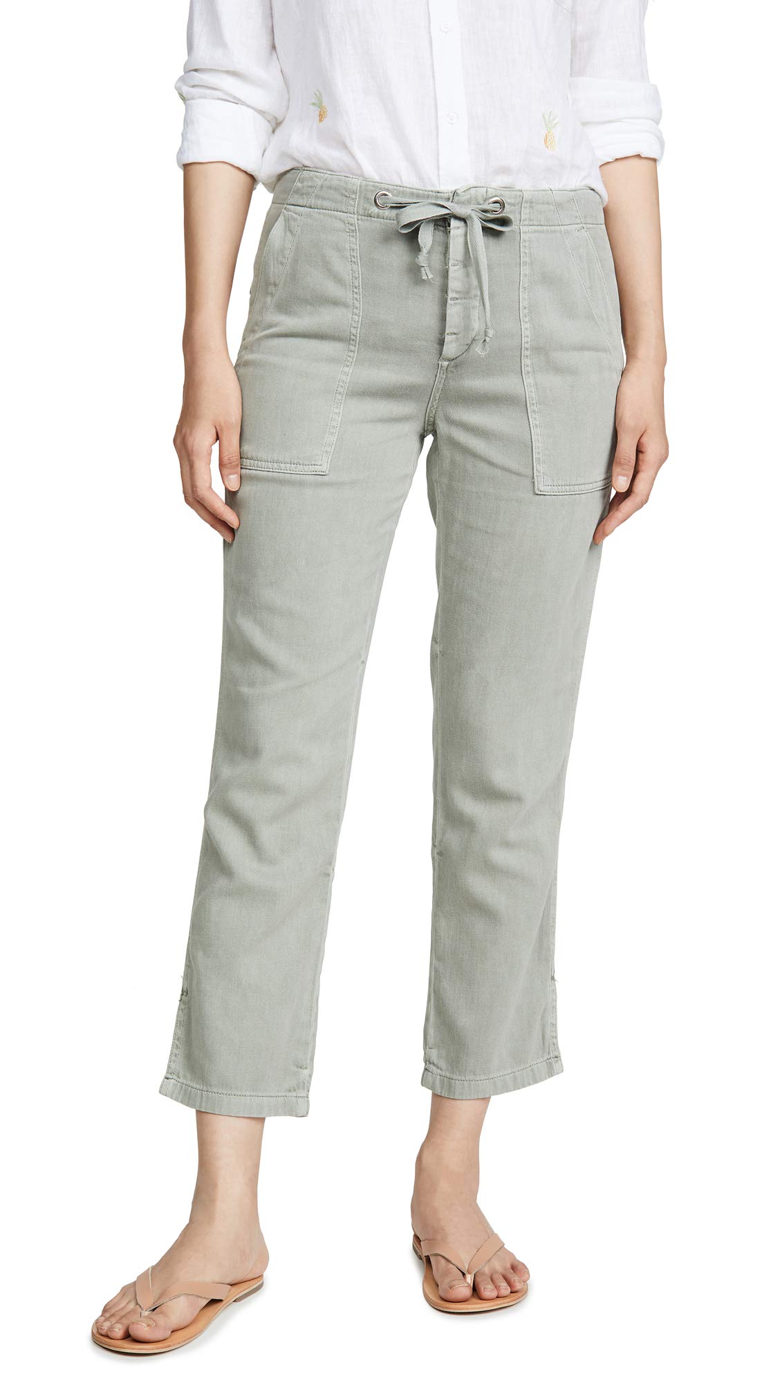 Joe's Jeans Women's Relaxed Ankle Pants - Sage Green Size 24 | Comfortable Casual Pants for Everyday Wear, Office & Weekend Outings