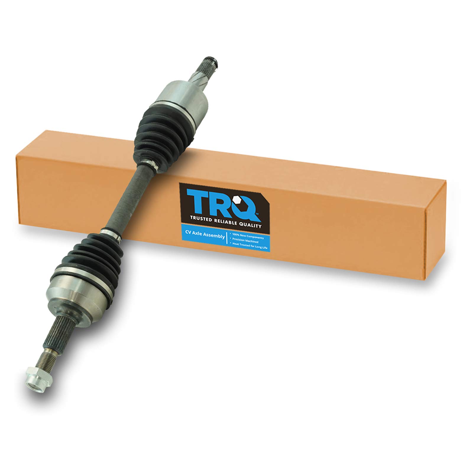 TRQ Front Left CV Axle Shaft Assembly - Drivers Side Replacement for 2006-2010 Jeep Commander & 2005-2010 Grand Cherokee - Off-Road & Daily Driving Performance