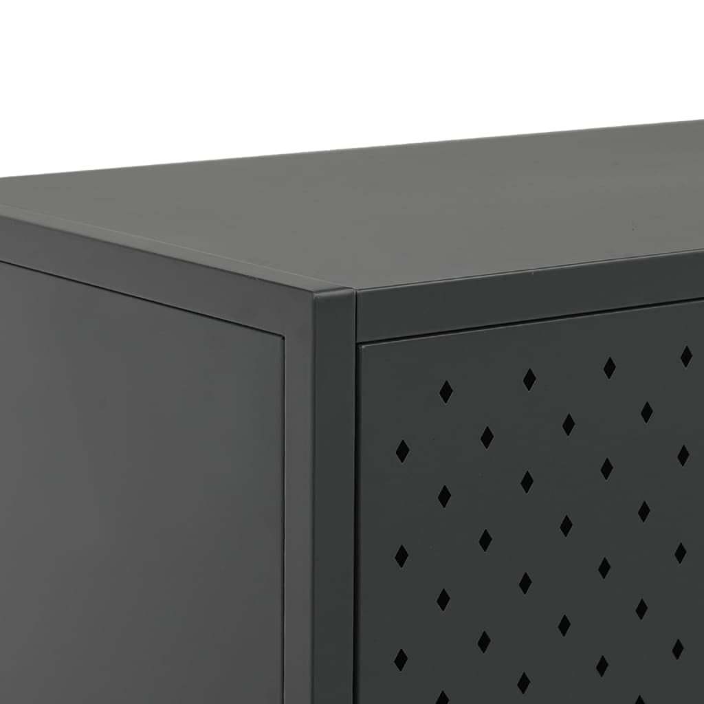 Industrial Style Sideboard Console Table with Storage - 41.3