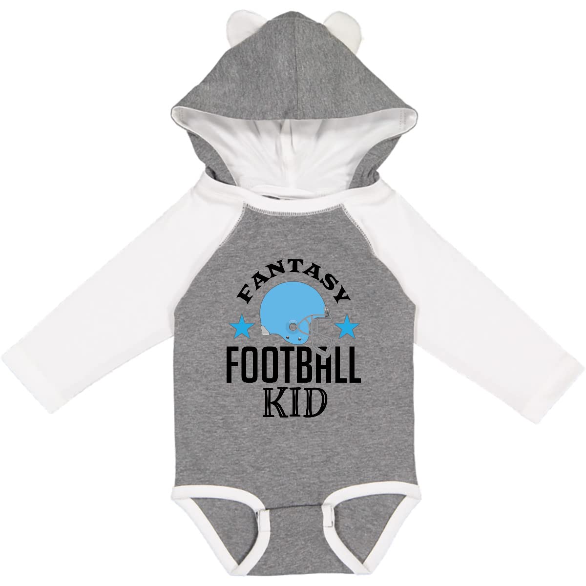 Inktastic Fantasy Football Long Sleeve T-Shirt for Boys - Soft Cotton Jersey Tee for Kids Sports, Team Spirit & Game Day Outfits
