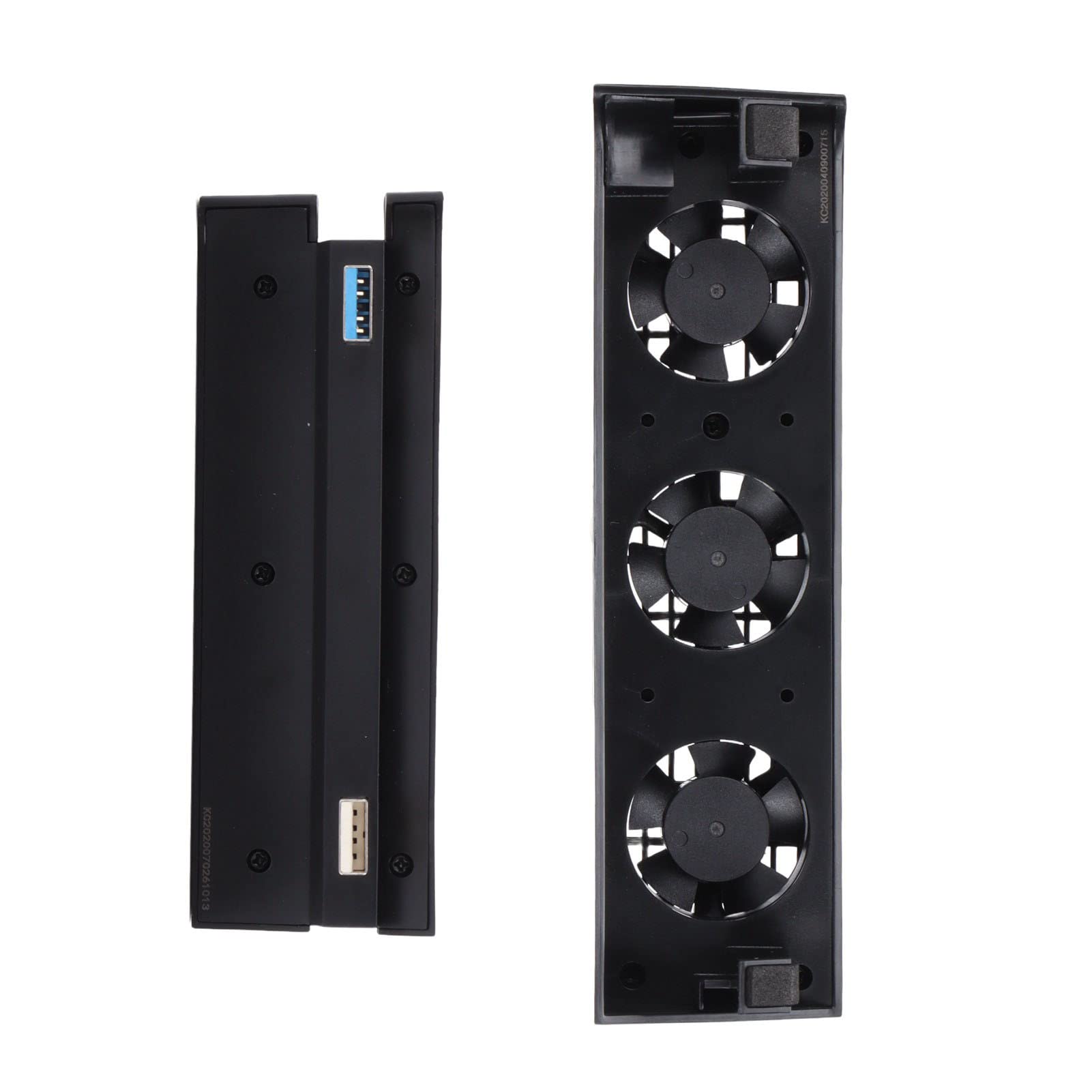 4-Port USB 3.0 Hub with Cooling Fan for PS4 Slim - Automatic Temperature Control & Multi-Device Charging Station - Perfect for Gaming Sessions & Home Entertainment Setup