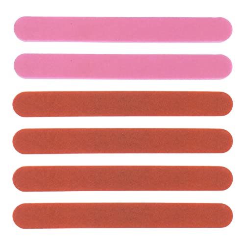 Premium Glass Nail Files Set - 6pcs Assorted Colors Nail Buffer & Emery Board for Smooth, Shiny Nails - Durable Glass Fingernail File for Professional Salon & Home Manicure/Pedicure - Perfect Nail Art Tools for Women & DIY Nail Care