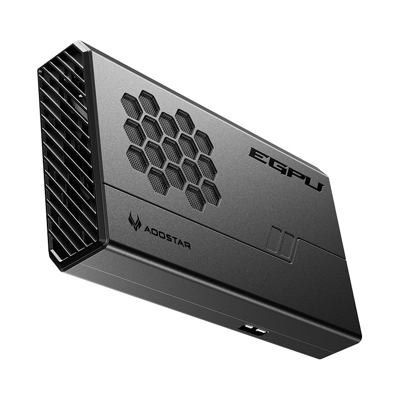 AOOSTAR XG76XT eGPU Dock with AMD Radeon RX 7600XT GPU - External Graphics Card Enclosure for Laptop Gaming & Video Editing - Boost Performance for Gaming, Streaming & Creative Work