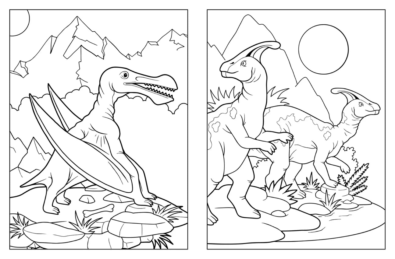 1000 Colorful Dinosaur Stickers for Kids - Fun Activity Book for Learning & Play - Perfect for School Projects, Scrapbooking & Creative Playtime
