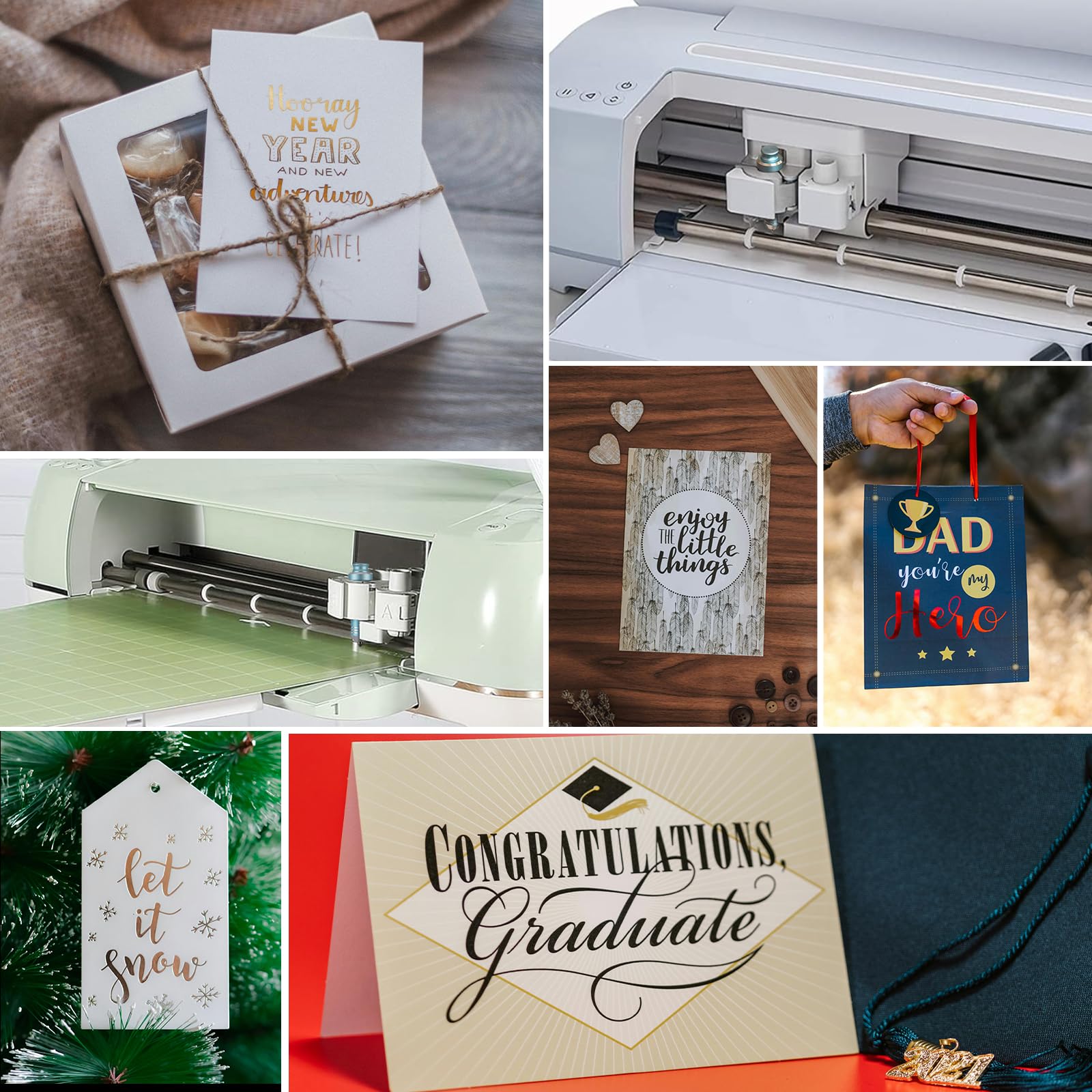 Cricut Explore Air 2 & 3 Replacement Foil Transfer Kit - 3-in-1 Foil Tool for Maker/Maker 3 with Fine, Medium & Bold Blades - Perfect for DIY Crafts, Scrapbooking & Vinyl Projects