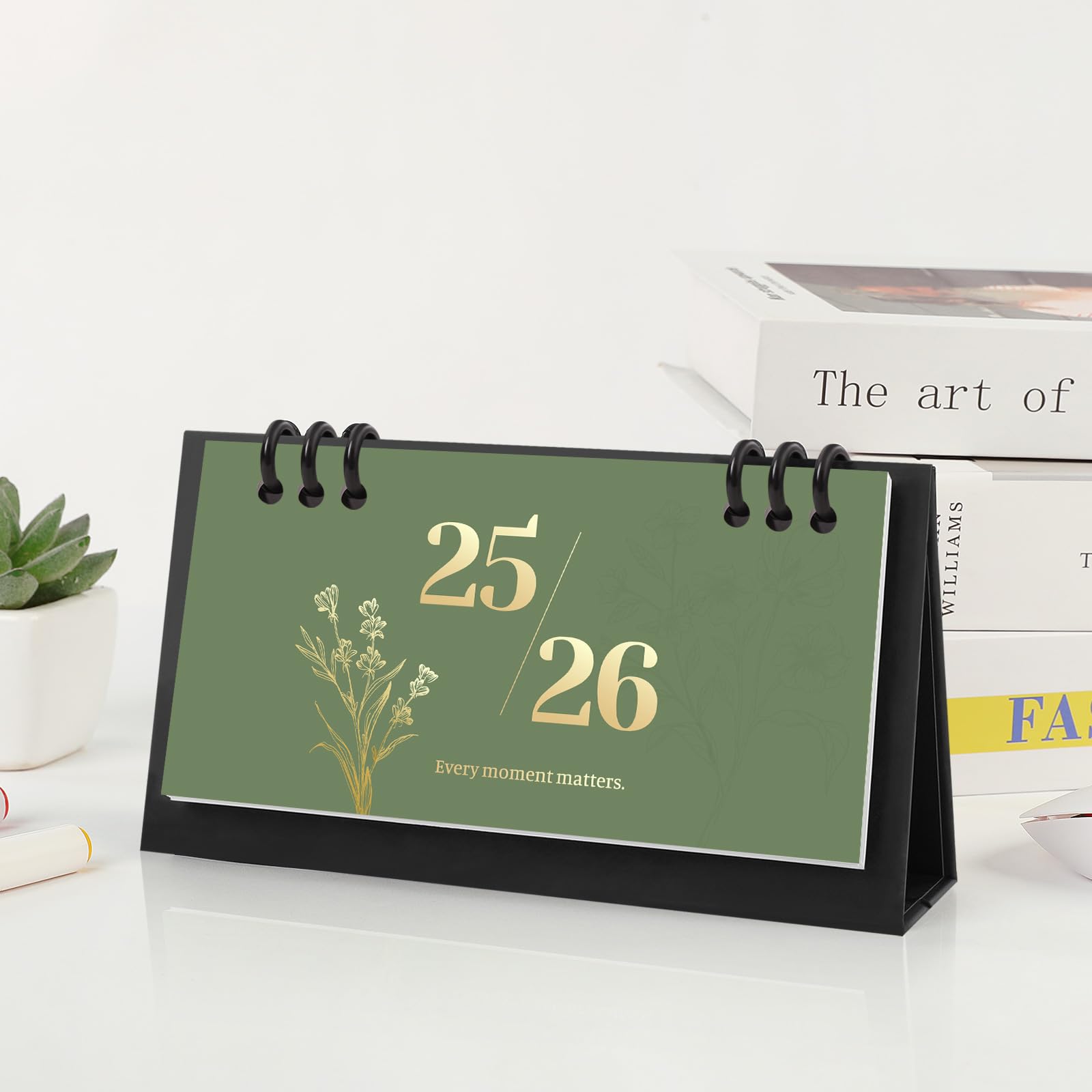 2025-2026 Small Desk Calendar - 6.3