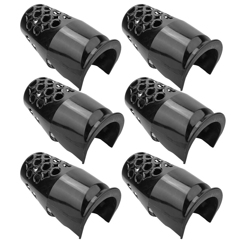 6PCS Plastic Snooker Baskets - Durable Pool Table Pockets for Billiards & Snooker (24cm) - Convenient Storage Solution for Game Rooms, Bars, and Home Entertainment Spaces