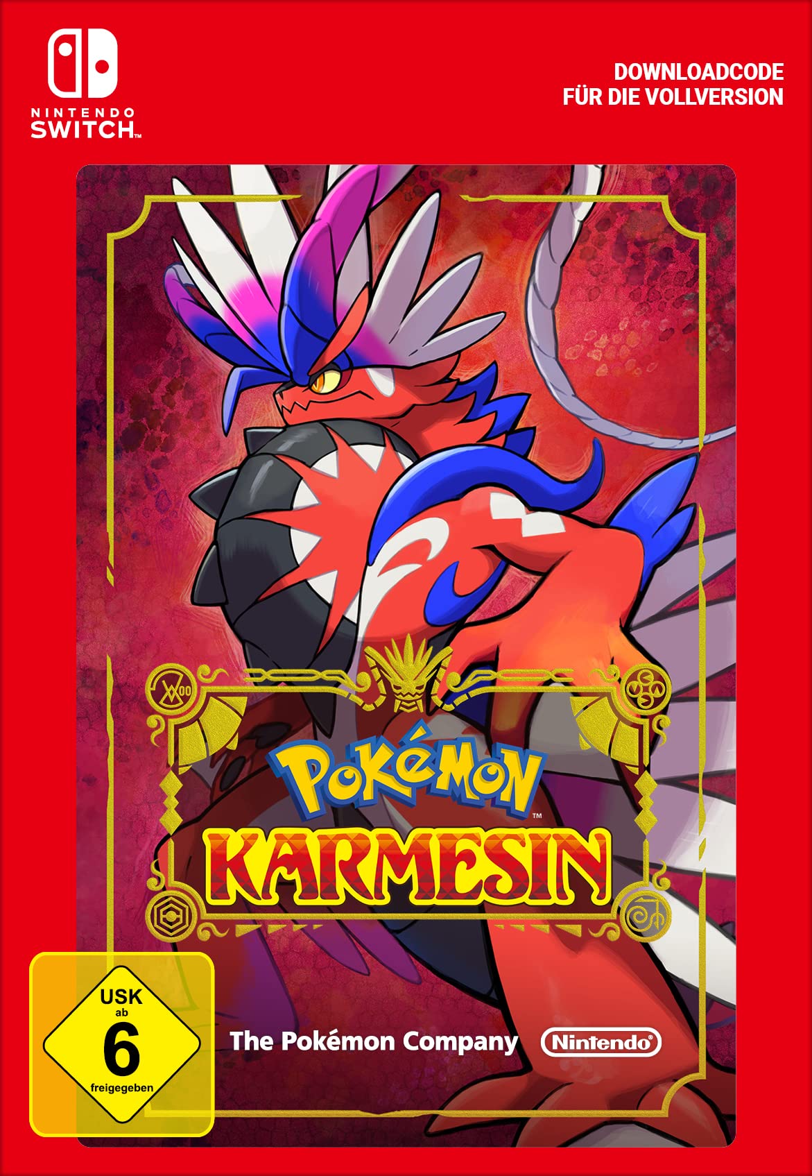 Pokémon Scarlet Standard Edition | Nintendo Switch Digital Download Code – Adventure in the Paldea Region