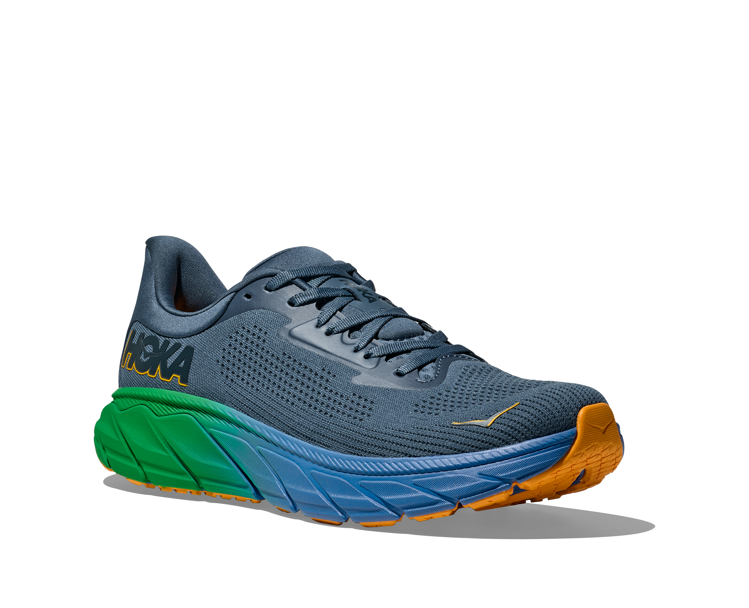 HOKA Men's Arahi 7 Running Shoes - Thunder Cloud/Stormy Skies | Stability Cushion for Road Running, Jogging & Daily Wear | Lightweight Performance Sneakers for Men