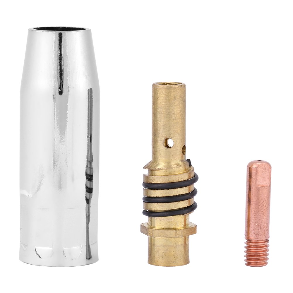 11-Piece MIG Welding Nozzle Tip Holder Kit - Compatible with Titan Vaper, Vulcan 220 & Other MIG Welders - Durable Welding Torch Accessory for Home Repairs, Auto Body Work & Metal Fabrication