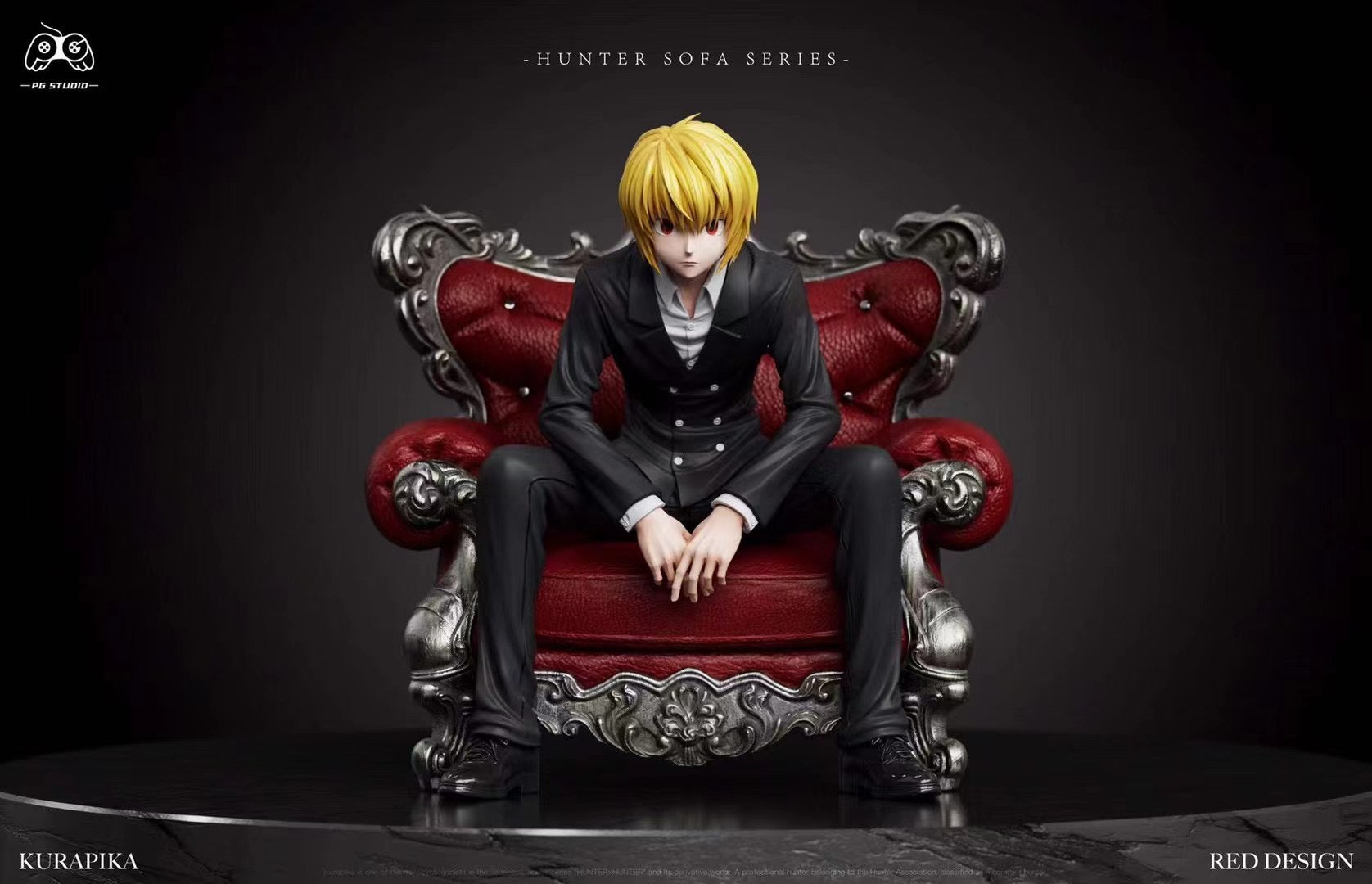 PG Studio Kurapika (Sofa Series) Anime Figure - Hunter x Hunter Collectible for Home Decor & Anime Fans | Perfect for Display on Shelves, Desks, and Living Rooms