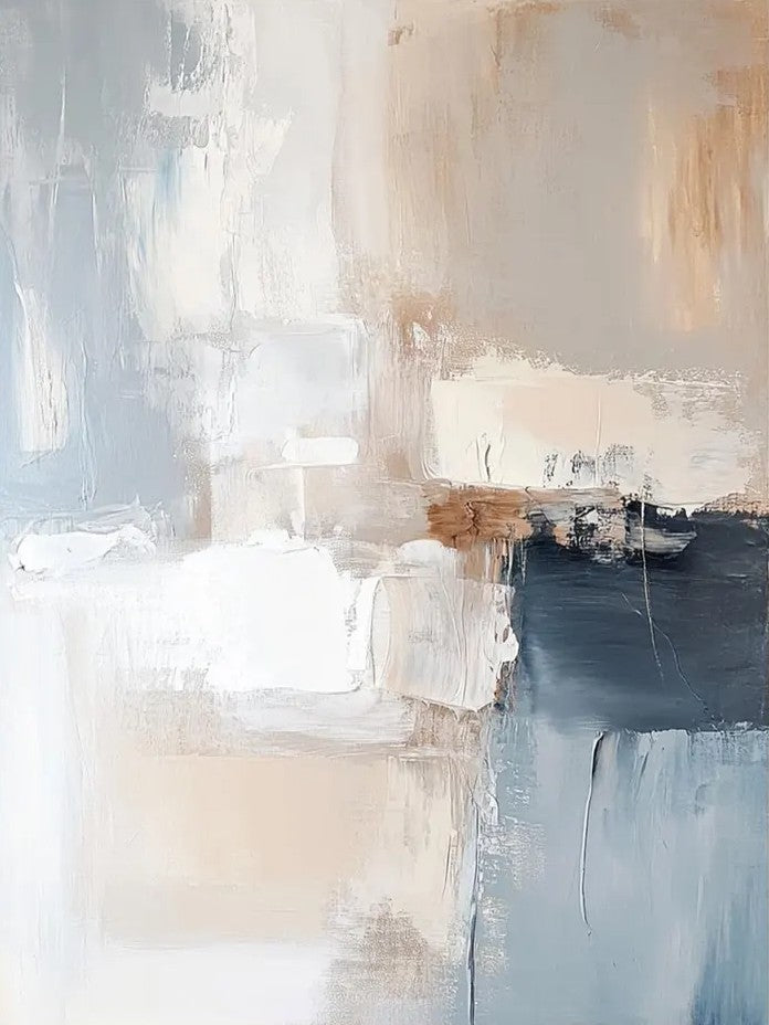 Contemporary Canvas Wall Art - Modern Abstract Acrylic Paintings for Living Room Decor | Handmade Home Wall Decorations | Perfect for Bedroom, Office & Lounge Areas