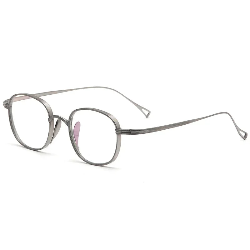 Aror Women's Full Rim Oval Square Titanium Eyeglasses Frame - Lightweight & Durable for Work, Reading & Fashion (Model 494132) - Perfect for Office, Study & Everyday Wear