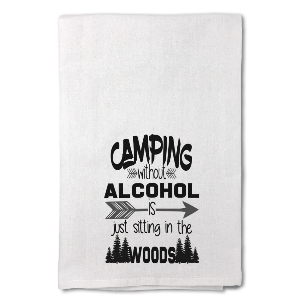 Mother's Day Decor Flour Sack Kitchen Towels - Absorbent Camping Dish Towels for Cleaning Supplies - Perfect for Outdoor Picnics, Camping & Home Kitchen Use