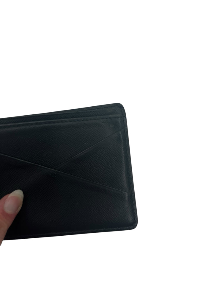 Authentic Louis Vuitton Gray Damier Graphite Men's Wallet - Multiple Card Slots & ID Window - Perfect for Everyday Use, Business Travel & Luxury Gifting