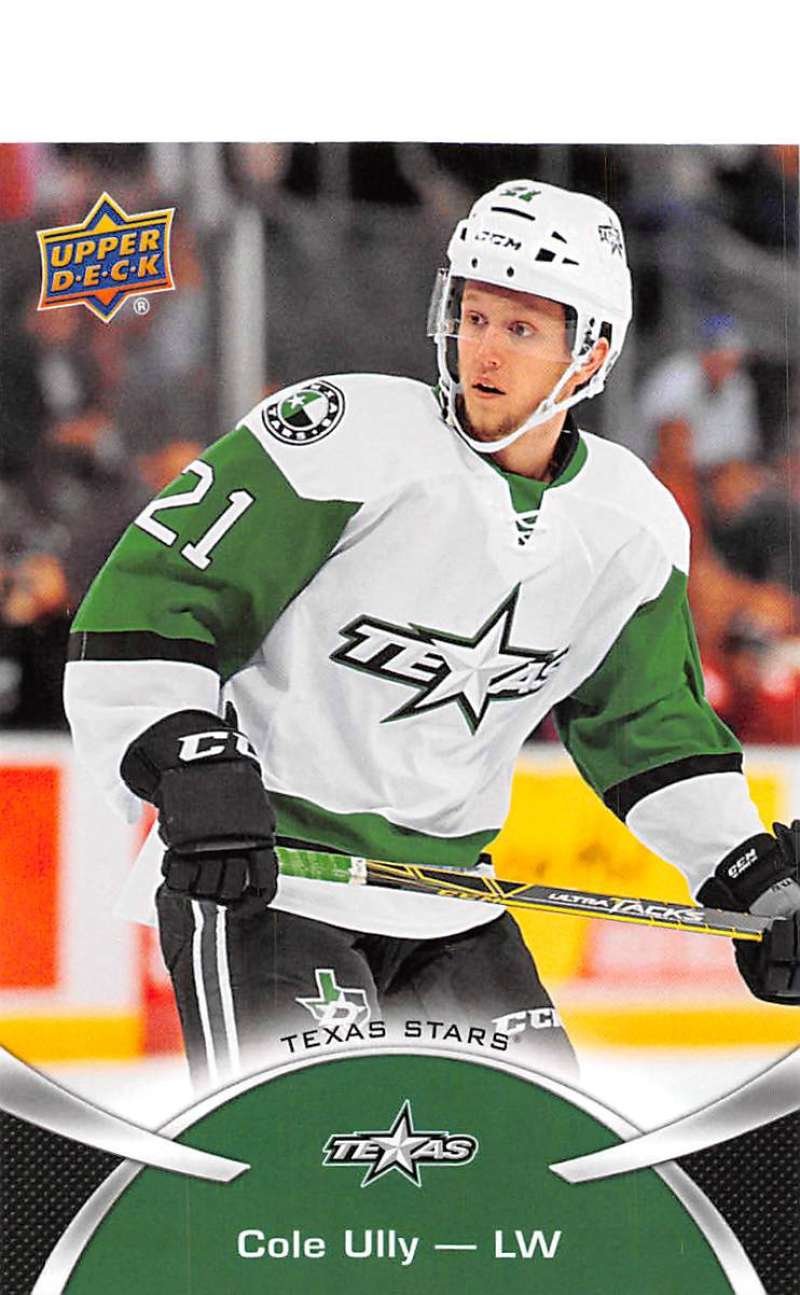 2015-16 Upper Deck AHL #104 Cole Ully SP Texas Stars Hockey Card - Rare Collectible for Sports Memorabilia & Trading Card Enthusiasts - Perfect for Display, Trading, and Investment