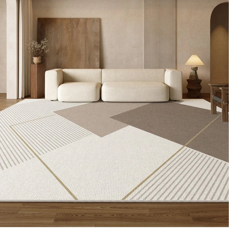 Laylah Luxury Velvet Comfort Waterproof Area Rug - Soft Non-Slip Living Room Rug for Bedroom, Nursery & Home Decor
