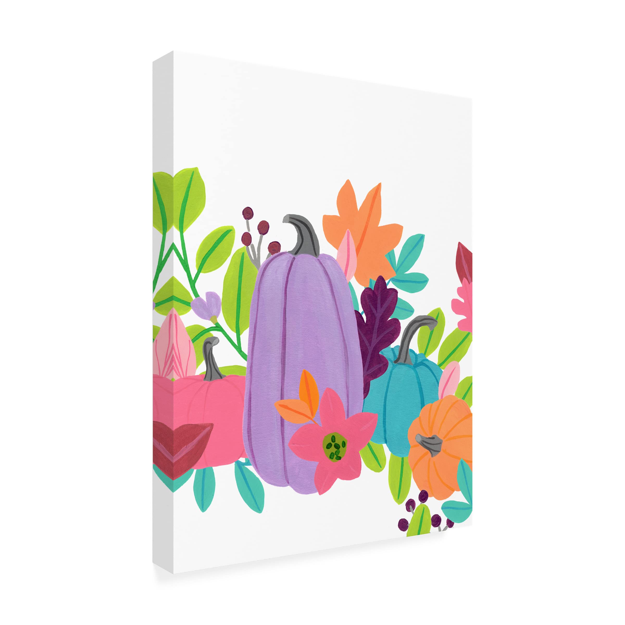 Bright Harvest II by June Erica Vess - Premium Canvas Wall Art for Home & Office Decor - Farmhouse Style Painting for Living Room, Bedroom & Kitchen