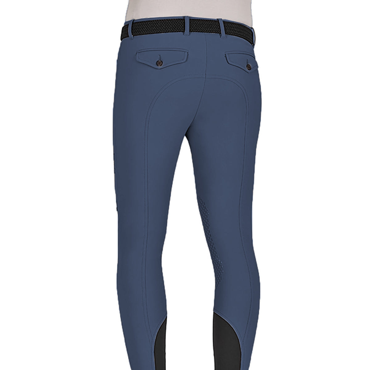 Equiline Men's EdukeK B Move UV Protection Knee Grip Breeches - Equestrian Riding Pants for Horseback Riding & Training