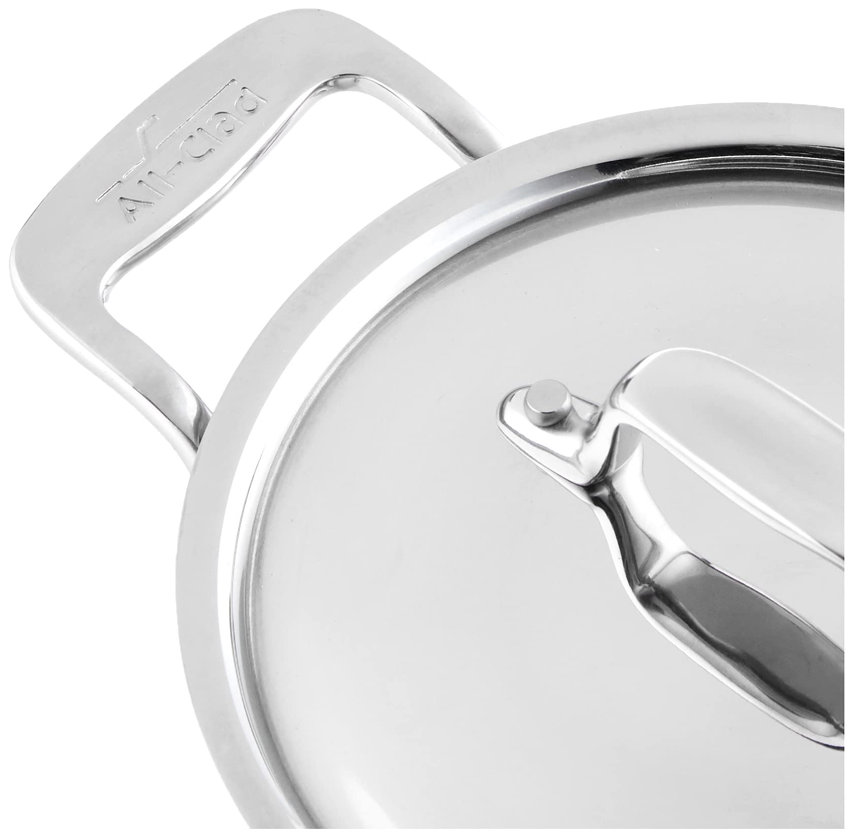 All-Clad Stainless Steel 2-Piece Ramekin Set with Lid - Oven & Broiler Safe Up to 600°F - Versatile Cookware for Baking, Soufflés & Meal Prep - Silver