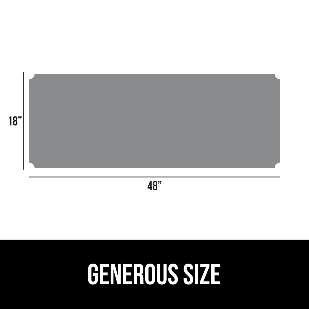 GORILLA GRIP ShelfGuard Wire Shelf Liners (Set of 6) - 18x48 Inch Clear Waterproof Shelf Liners for Amazon Basics Shelving Units | Non-Slip Organizer for Metal Rack Shelves, Kitchen Cabinets, Pantry & Cupboards | Perfect for Food Storage, Spice Organization & Home Decluttering