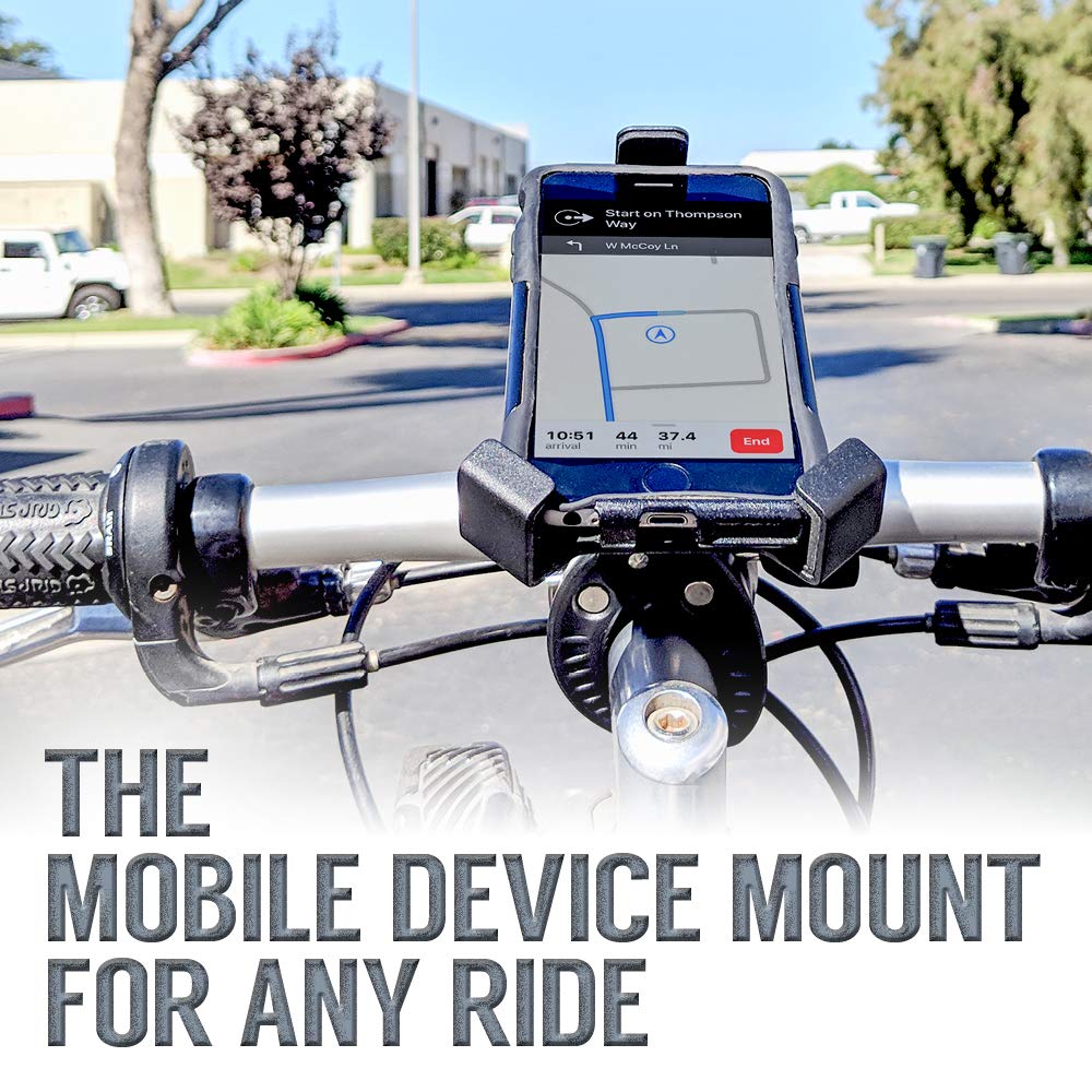 MA Mob Armor MOBC2-BLK-LG Universal Phone Mount Claw - Large Black Heavy Duty Car Holder for Off-Road, Truck & Motorcycle Use