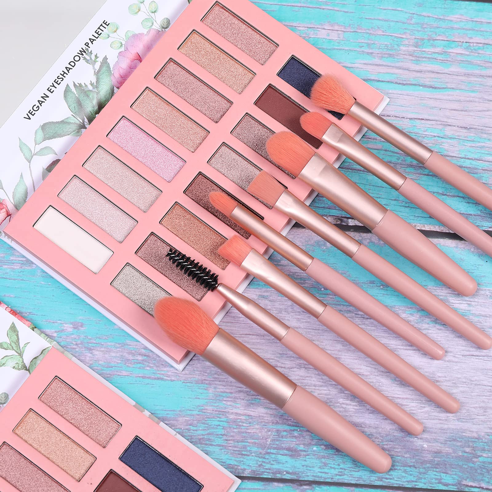 ONLYBETTER 16-Shade Vegan & Cruelty-Free Organic Eyeshadow Palette - Natural Matte & Shimmer Makeup for Everyday & Party Looks