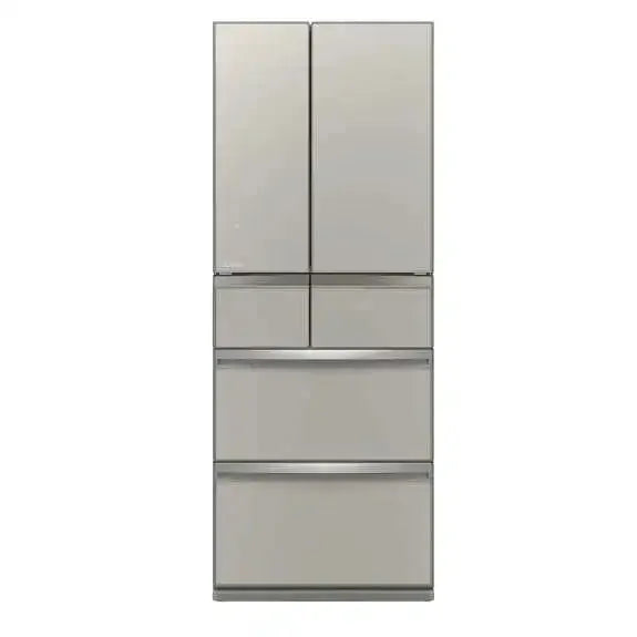 Mitsubishi Electric 470L Multi-Drawer Refrigerator - Silver | Energy Efficient French Door Fridge for Kitchen, Office & Restaurant Use