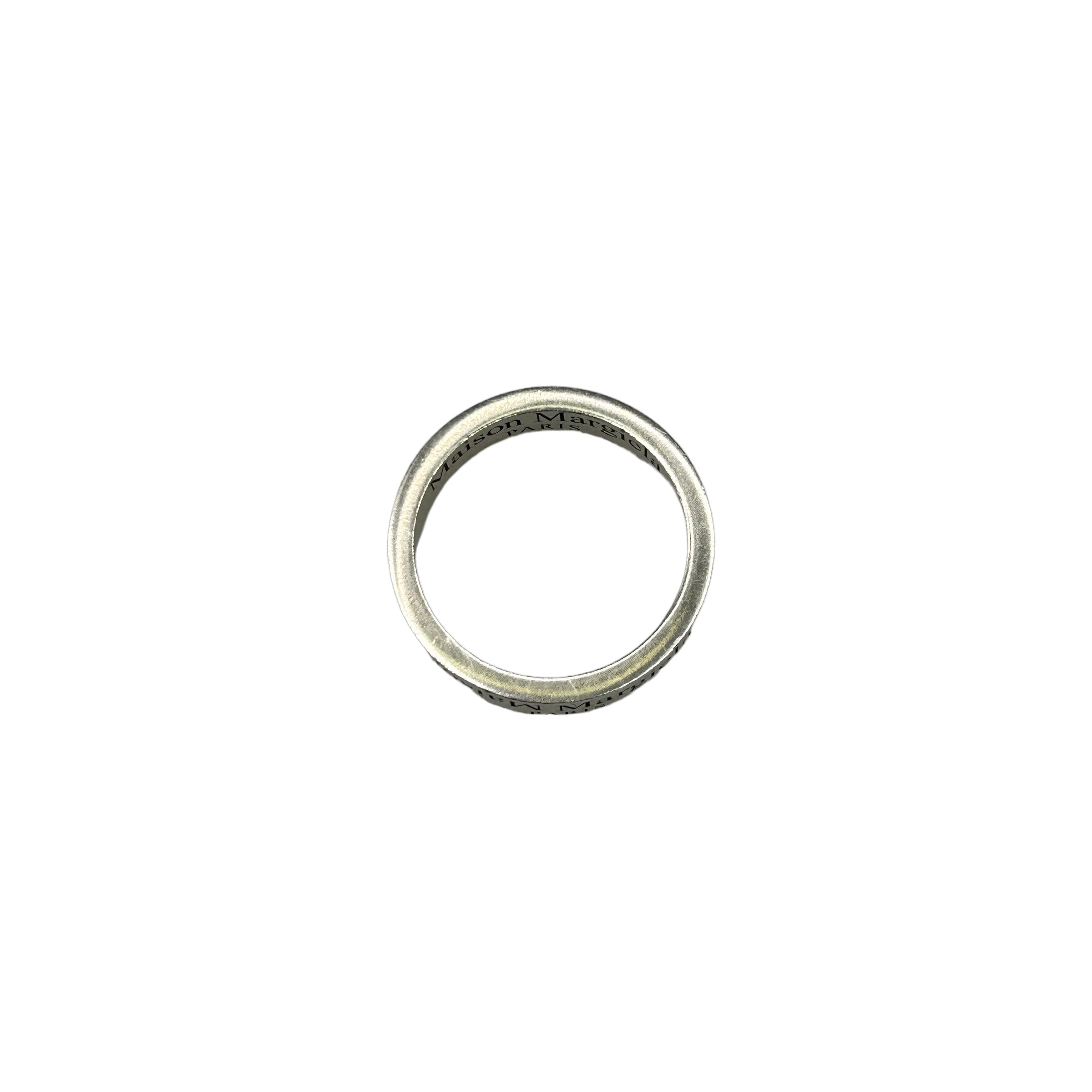 Maison Margiela Flip Logo Ring - 925 Sterling Silver Unisex Jewelry for Men & Women | Perfect for Casual Wear, Parties & Gifts