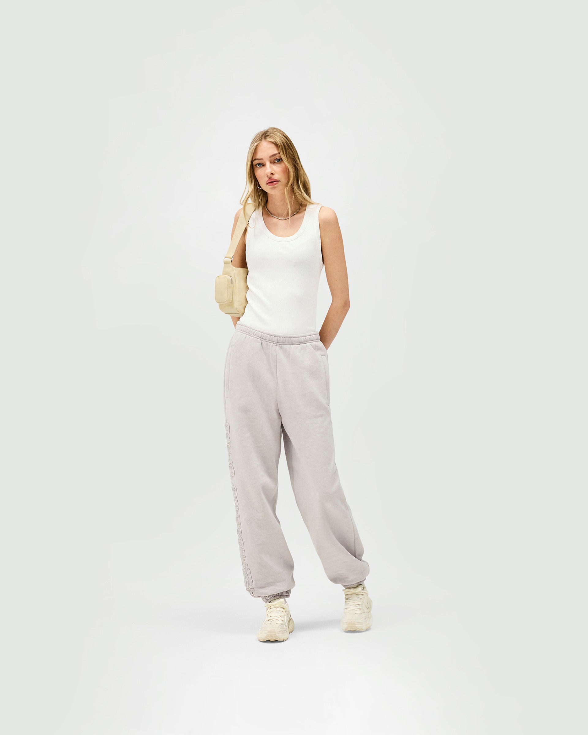 Epic Jogger Pants for Men - Light Grey Casual Sweatpants | Comfortable Lounge Wear for Running, Gym & Everyday Use