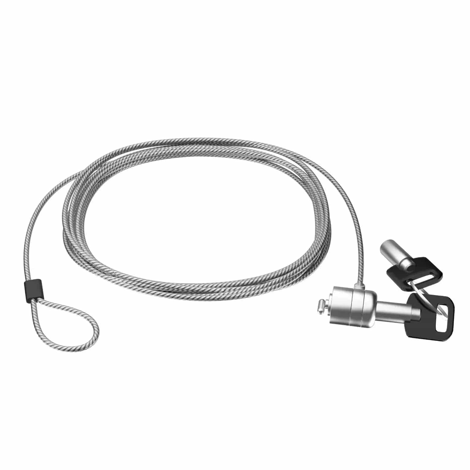 10ft Heavy Duty Security Cable with K Lock & Master Key - Theft Proof for Laptops, Bikes, and Outdoor Equipment - Perfect for Travel, Office, and Home Use