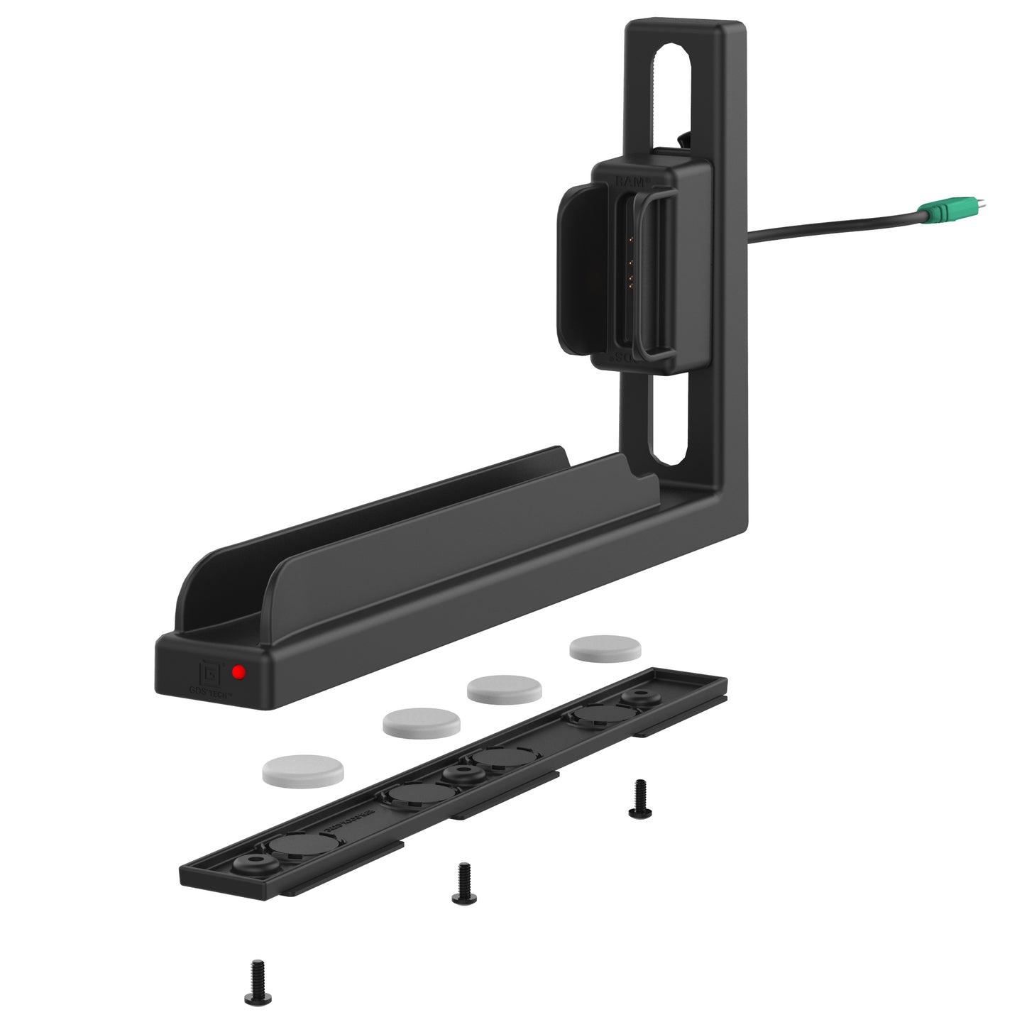 GDS® Slide Dock™ with Power Delivery & Magnetic Base - USB-C Charging Station for Phones & Tablets - Perfect for Home, Office & Car Use (RAM GDS DOCK G7M 8 NGU)