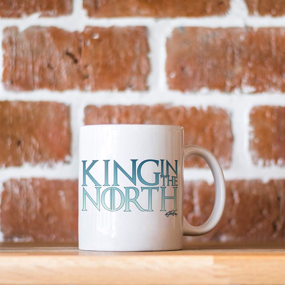Funny Coffee Mugs For Men - King In The North Novelty Ceramic Mug By Twisted Envy - 15 Oz Large Capacity - Perfect For Office, Home & Gifts