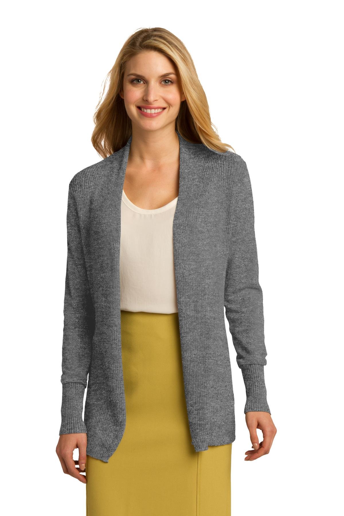 Port Authority Women's Open Front Cardigan - Soft Knit Sweater for Office & Casual Wear | Lightweight Layering Cardigan for Work, Travel & Everyday Comfort
