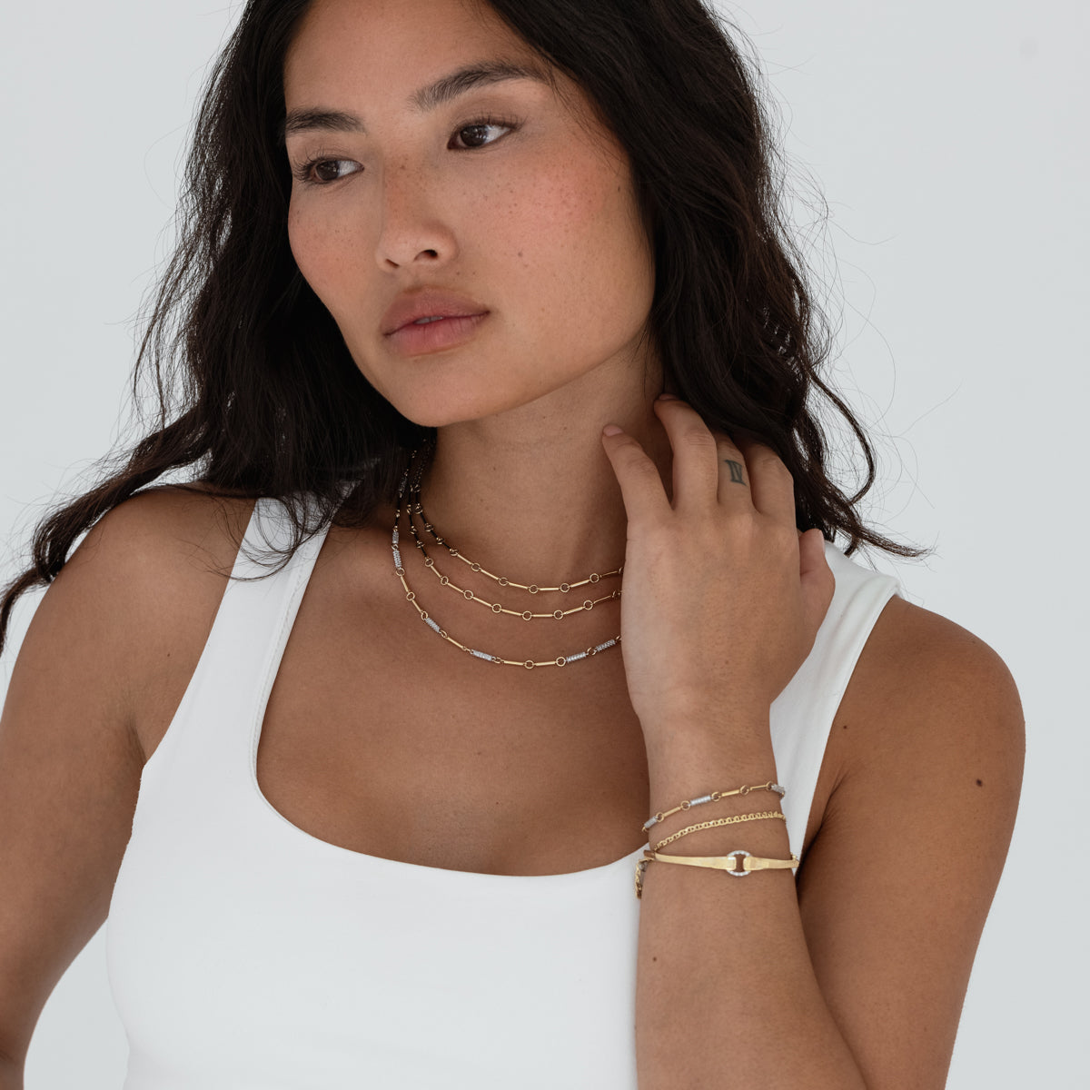 Pavé Sloan Necklace - Elegant Cubic Zirconia Pendant for Women | Perfect for Weddings, Parties & Everyday Wear