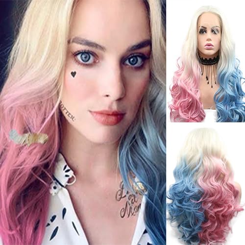blue ombre pink