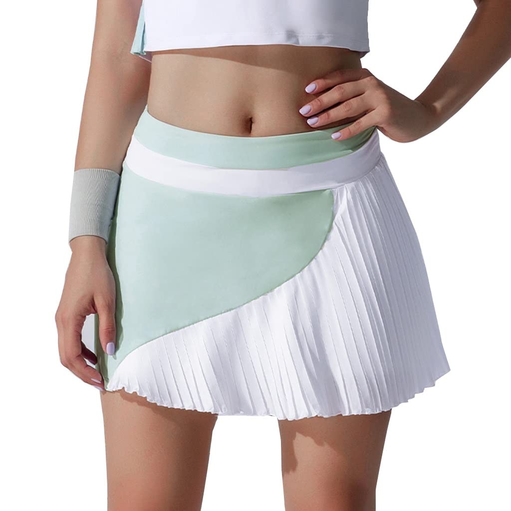 ZAYS High Waisted Athletic Skorts for Women - Pleated Tennis Skirt with Built-in Shorts | Golf, Running, Workout & Casual Wear | Breathable & Comfortable Activewear for Sports & Everyday Use
