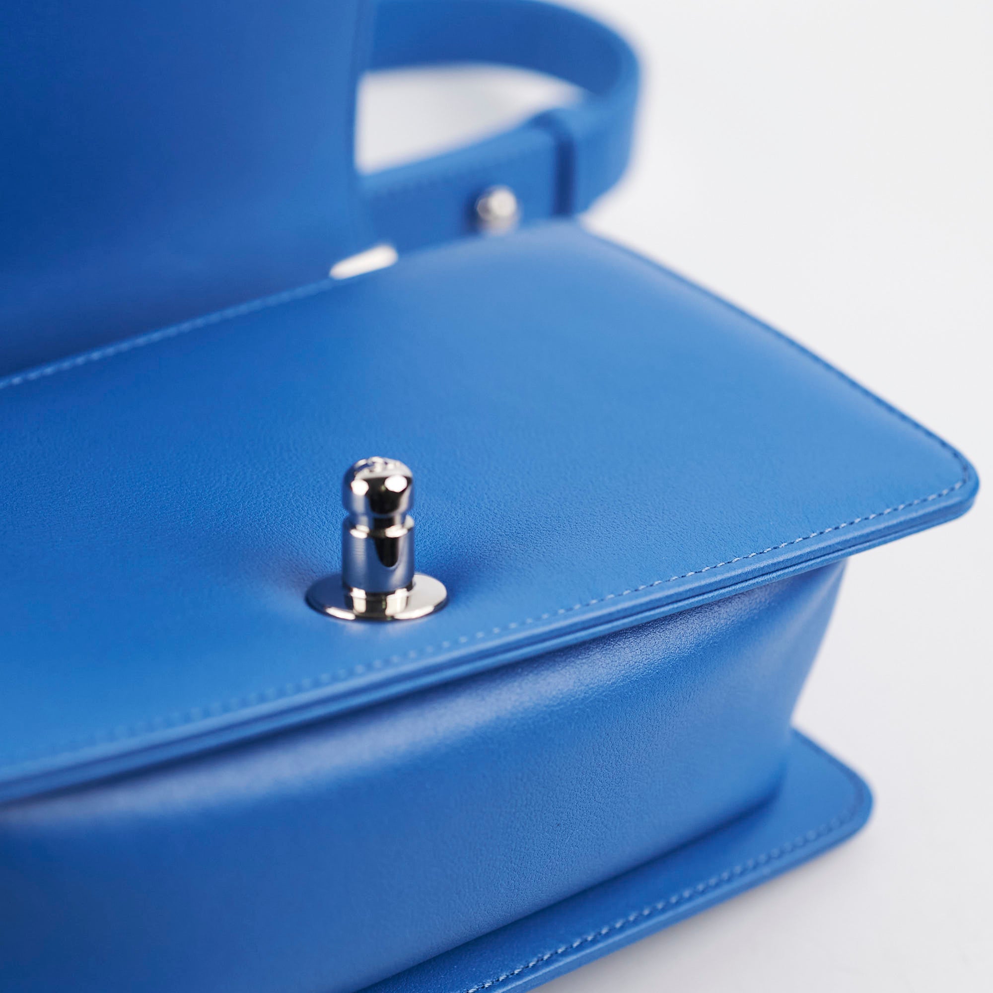 Chanel Small Boy Lambskin Blue Leather Shoulder Bag - Luxury Designer Handbag for Women, Perfect for Date Night & Evening Events