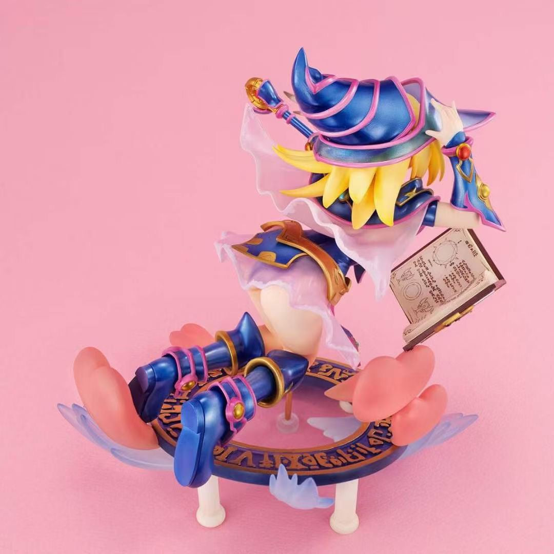 MEGAHOUSE Licensed Dark Magician Girl PVC Figure - Yu-Gi-Oh! Anime Collectible for Display & Gaming Room Decor