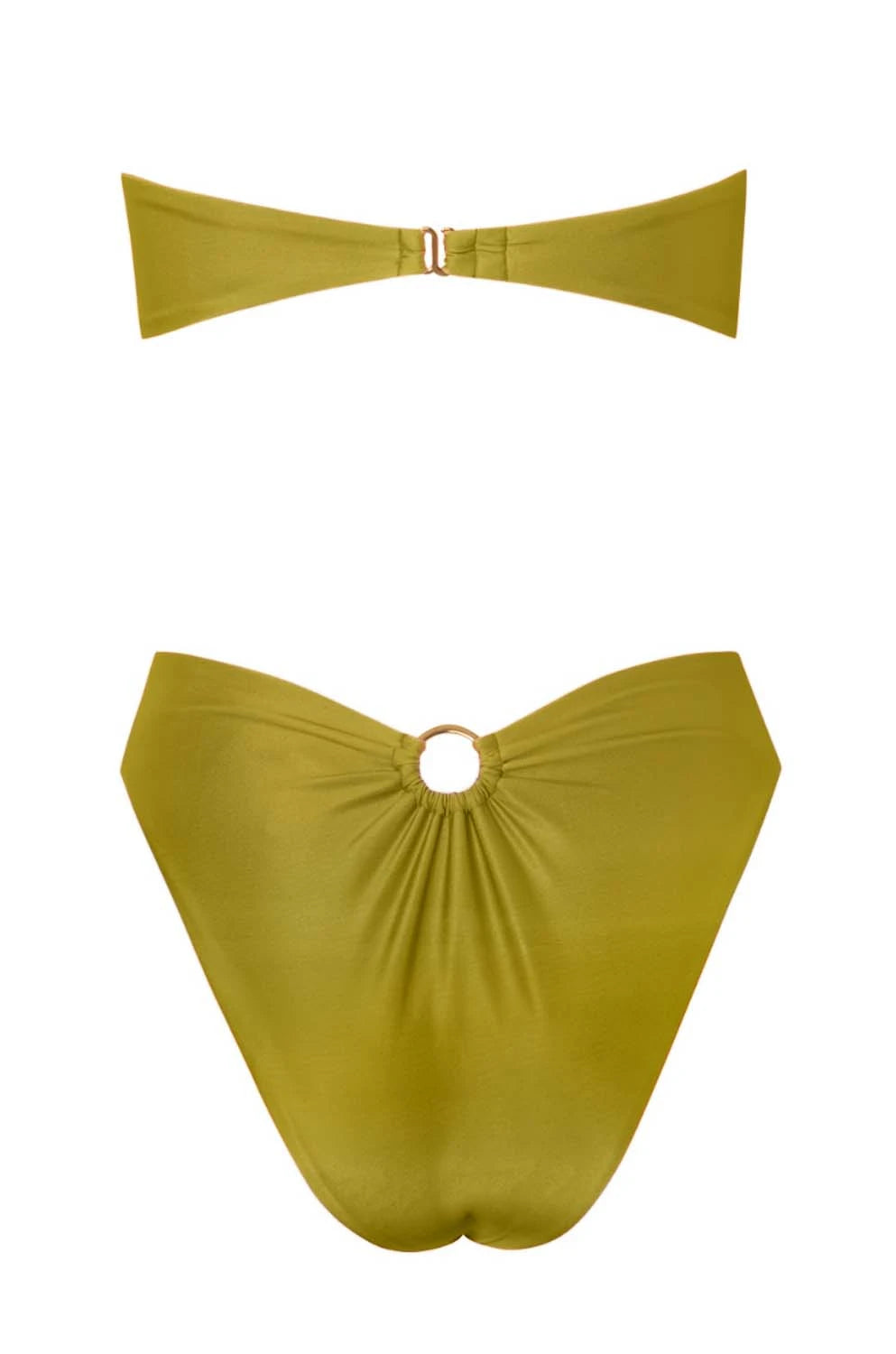 Nala Bikini Top - Women's Swimwear in Pistachio Green for Beach, Pool & Summer Vacation
