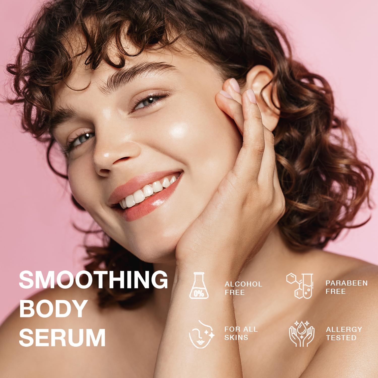 **Glossy Smoothing Anti-Aging Body Serum for Wrinkles – Hydrating, Nourishing & Firming Formula with Natural Ingredients – 100ml/3.38 Fl Oz – Fast Absorption for Silky Smooth Skin – Perfect for Nighttime Skincare & Daily Moisturizing Routine**