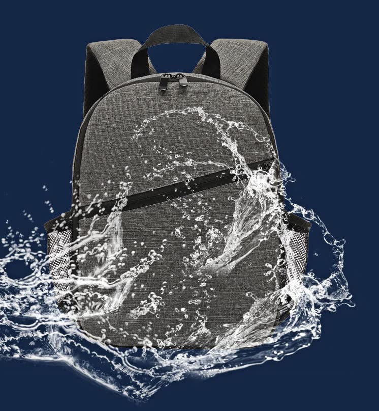 Waterproof Camera Backpack - Large Capacity DSLR Camera Bag for Men & Women (Grey) - Perfect for Travel, Hiking & Photography Enthusiasts
