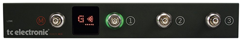 TC Electronic RC4 Floor Controller for RH450, Combo450 & Staccato '51 Bass Amp Heads - Footswitch for Live Performances & Studio Recording