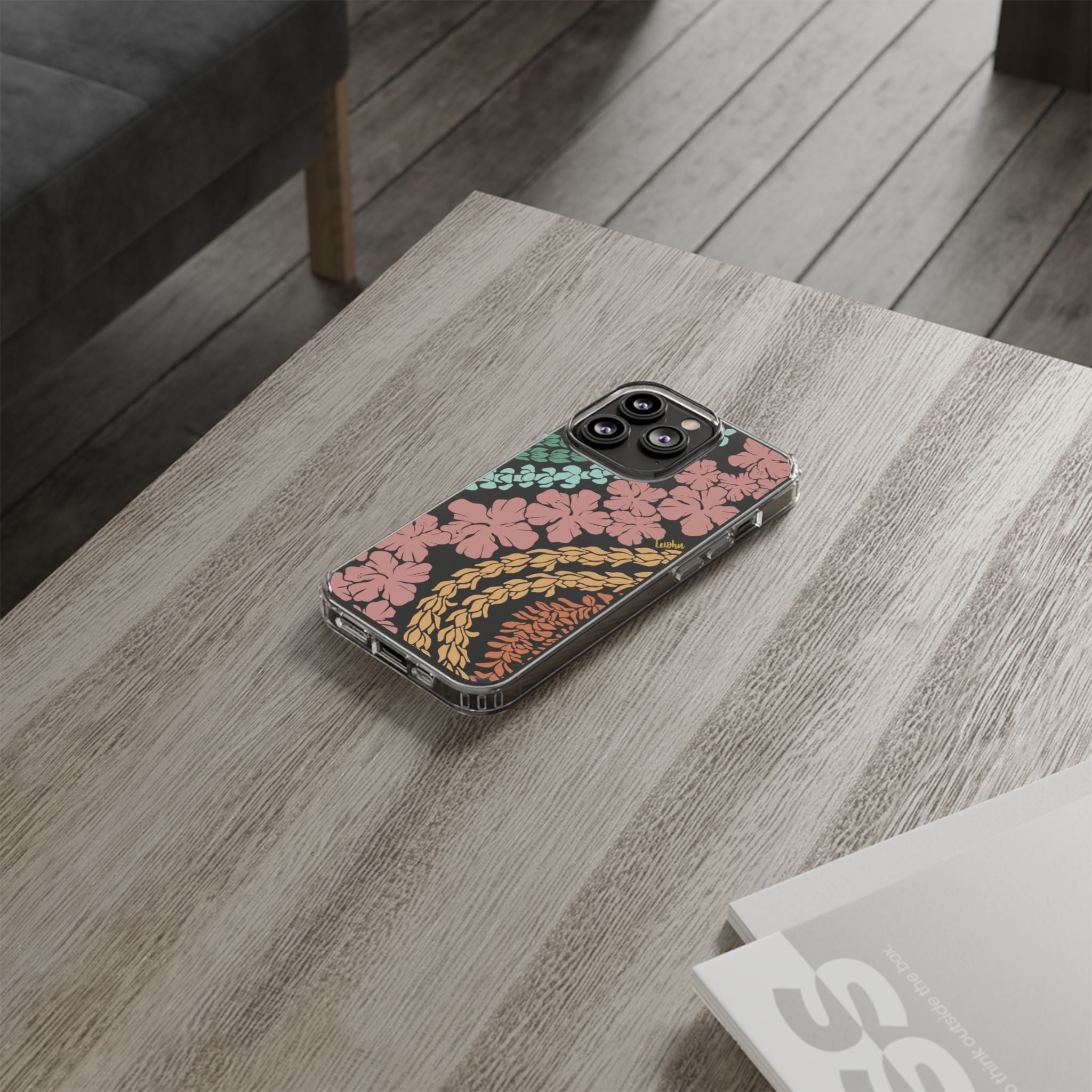 Groovy Lei Clear Phone Case - Slim Protective Cover for iPhone & Samsung - Perfect for Everyday Use, Travel & Outdoor Activities